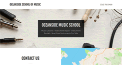 Desktop Screenshot of oceansidemusic.com