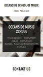 Mobile Screenshot of oceansidemusic.com